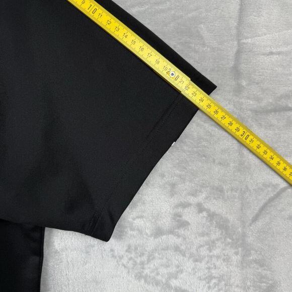 J.Lindeberg Future Sports Polo Shirt Black Sz XL Retro Tech Piping Two Pockets - Picture 11 of 11